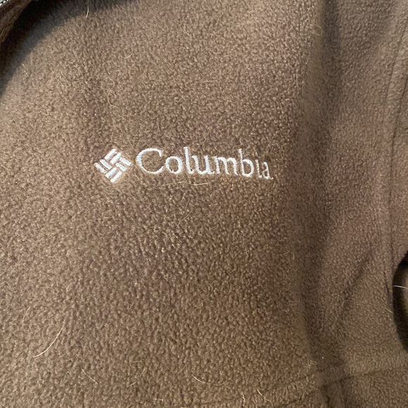 Columbia brown mens fleece - Picture 2 of 7